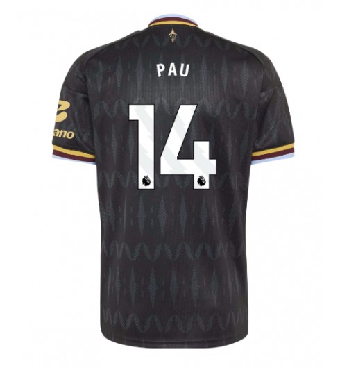 Aston Villa Pau Torres #14 Bortedrakt 2026-27 Korte ermer Aston Villa Pau Torres #14 Bortedrakt 2026-27 Korte ermer